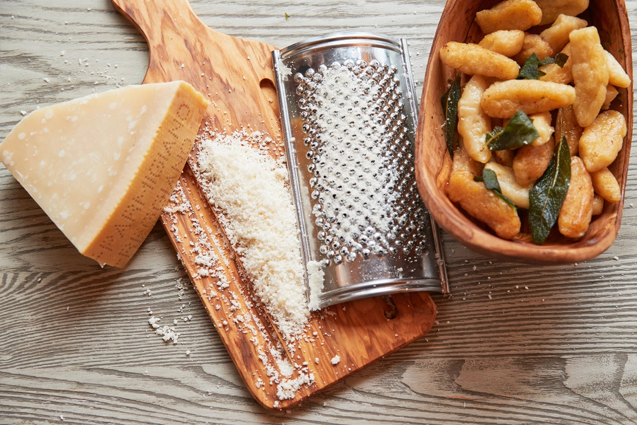 Italian Olivewood Flat Cheese Grater