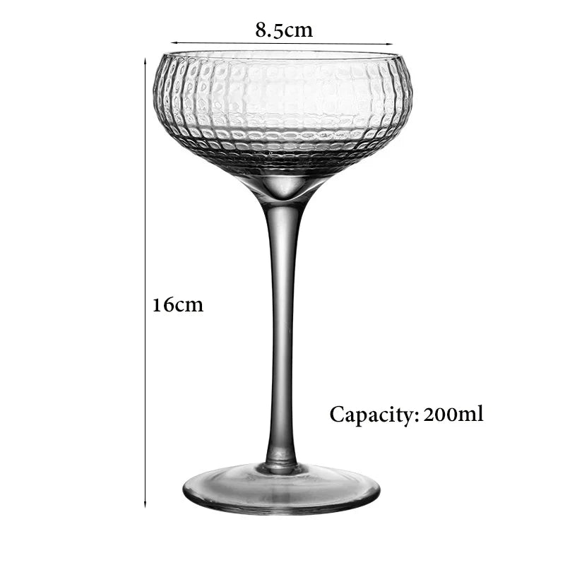 4PCS Coupe Cocktail Glass